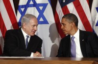 Obama  meets Netanyahu at the United Nations in New York