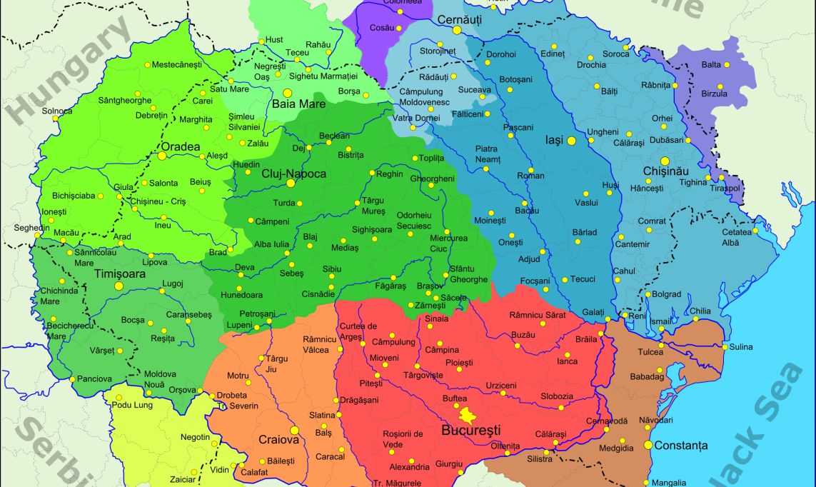 Карта румынии до 1940 года