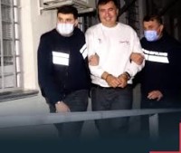 Саакашвили приводят в тюрьму 1